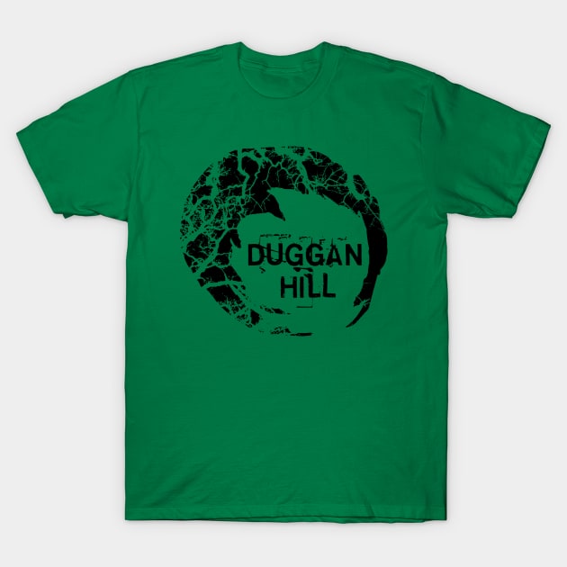 Duggan Hill - Black On White T-Shirt by DugganHill